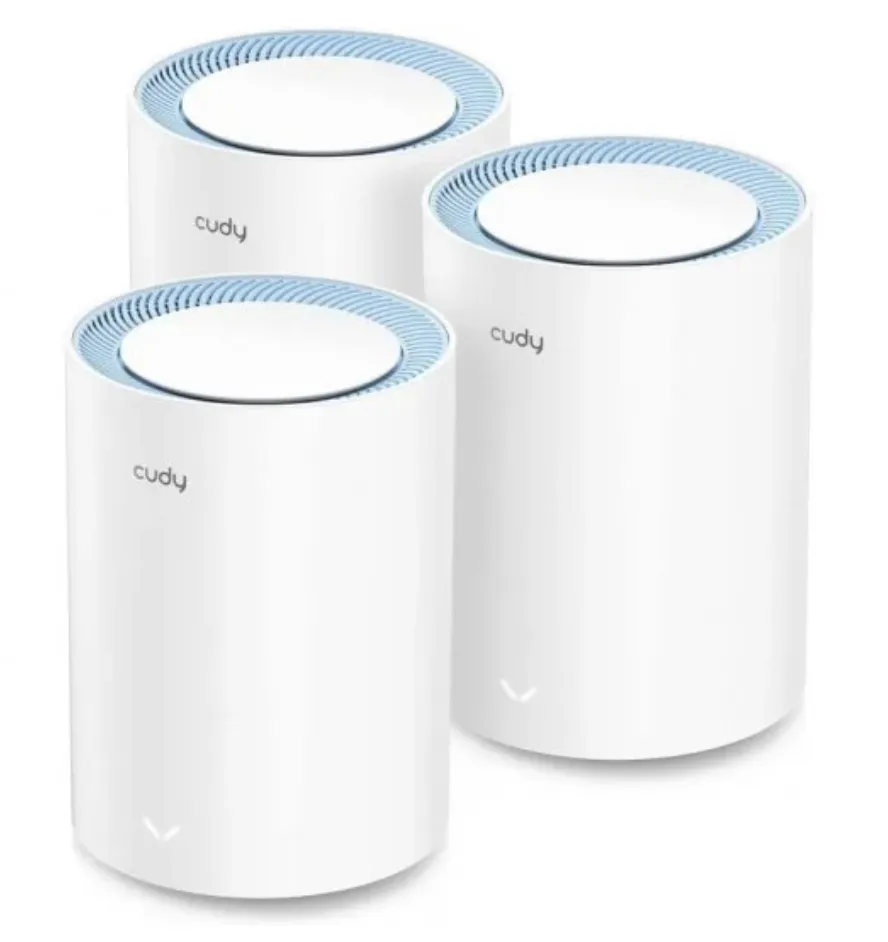 Cudy M1200 Pack de 3 systèmes Wi-Fi Mesh