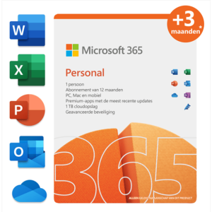 Microsoft 365 Personnel 1-PC/MAC 1 an