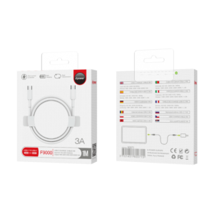 D-Power - F9000 - Câble Android USB-C to Type-C (1M) (3.0A -20W)